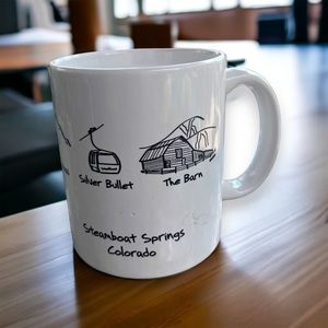 Steamboat Springs Colorado Coffee Mug Balloon Festival Skiing Rabbit Ears Pass